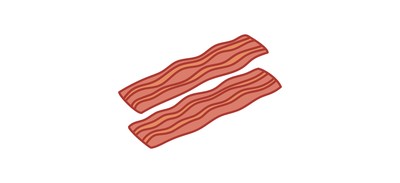 Image for Bacon Food Fast Food Cricut SVG Design