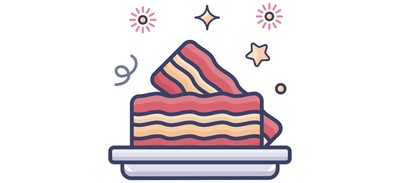 Image for Bacon Food Meat Cricut SVG Design