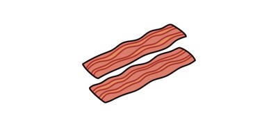 Image for Bacon Food Fast Food Cricut SVG Design