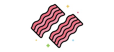 Image for Bacon Food Meat Cricut SVG Design