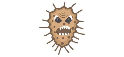 Image for Microorganism Scary Bacteria Scary Virus Cricut SVG Design