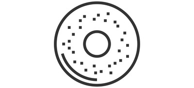 Image for Bagel Donut Food Cricut SVG Design