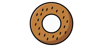 Image for Donut Chocolate Doughnut Dunkin Donut Cricut SVG Design