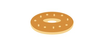 Image for Bagel  Cricut SVG Design