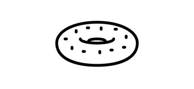 Image for Bagel  Cricut SVG Design