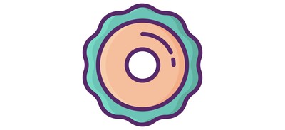 Image for Bagel Donut Doughnut Cricut SVG Design