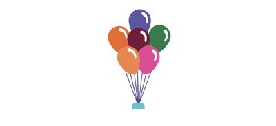 Image for Ballons Decoration Celebration Cricut SVG Design