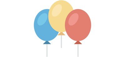 Image for Balloons Birthday Decoration Cricut SVG Design