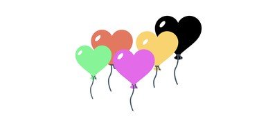 Image for Baloon Balloons Baloons Cricut SVG Design