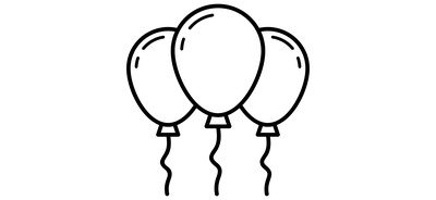 Image for Party Decoration Balloons Party Balloons Cricut SVG Design