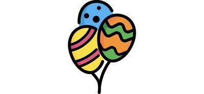 Image for Balloons Air Birthday Cricut SVG Design