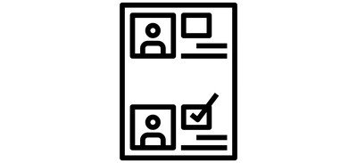 Image for Ballot Voter Voting Cricut SVG Design