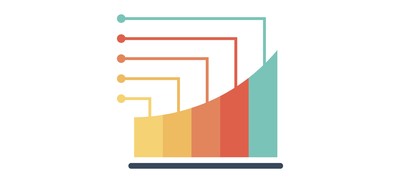 Image for Bar Column Graph Cricut SVG Design