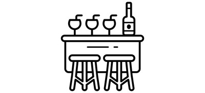 Image for Bar Cocktail Bar Bar Interior Cricut SVG Design