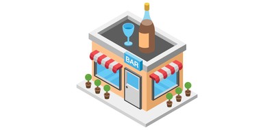 Image for Bar Wine Shop Alcohol Shop Cricut SVG Design