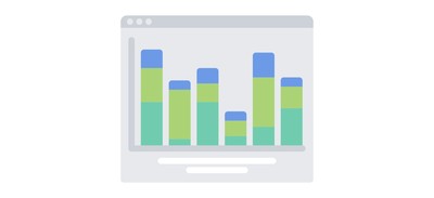 Image for Bar Chart Metrics Cricut SVG Design