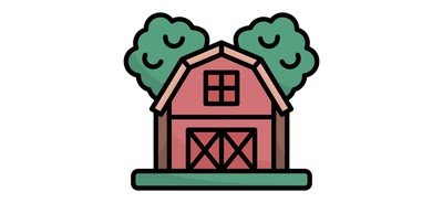 Image for Barn Bulding Buildings Cricut SVG Design