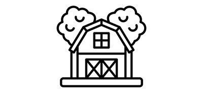 Image for Barn Bulding Buildings Cricut SVG Design