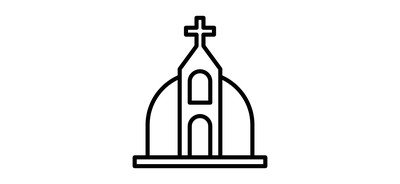 Image for Basilica Church Chapel Cricut SVG Design