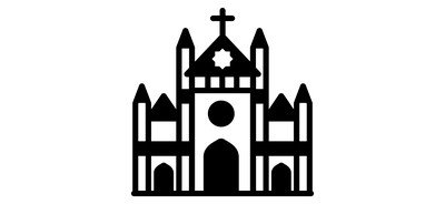 Image for Basilica Church Architecture Cricut SVG Design