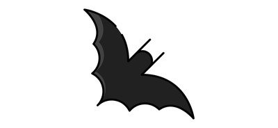 Image for Free Bat  Cricut SVG Design