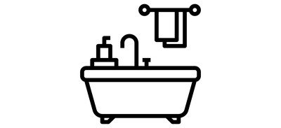 Image for Bathroom Bathtub Shower Cricut SVG Design