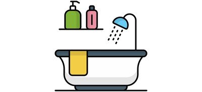 Image for Free Bathroom Restroom Bathtub Cricut SVG Design