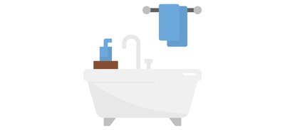 Image for Bathroom Bathtub Shower Cricut SVG Design