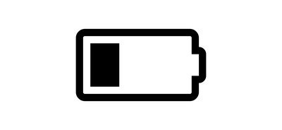 Image for Free Battery Quarter Charge Cricut SVG Design