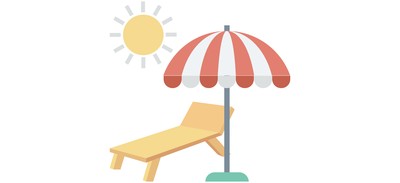 Image for Beach Deck Chair Cricut SVG Design