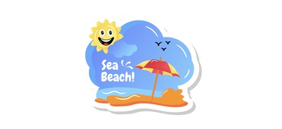 Image for Beach  Cricut SVG Design