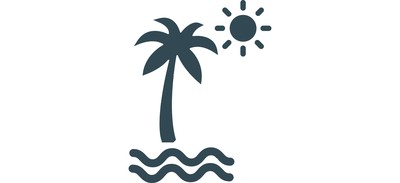 Image for Beach Palm Tree Sea Cricut SVG Design