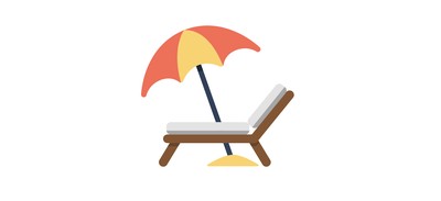 Image for Beach Chair Umbrella Cricut SVG Design