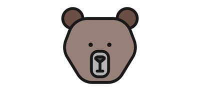 Image for Free Bear Grizzly Animal Cricut SVG Design