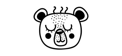 Image for Bear Cartoon Animal Wild Animal Cricut SVG Design