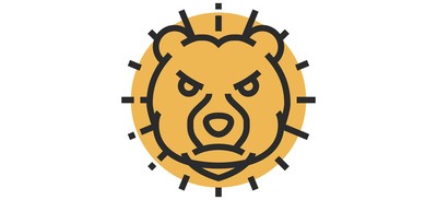 Image for Bear Head Logo Cricut SVG Design