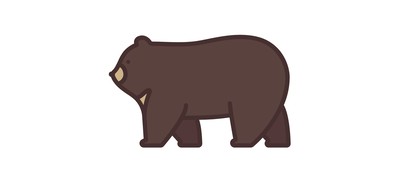 Image for Camping Bear Animal Cricut SVG Design