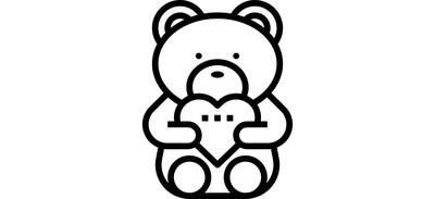 Image for Bear Hug Heart Cricut SVG Design