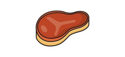 Image for Beef Steak Meat Cricut SVG Design