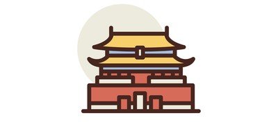 Image for Beijing Monuments City Cricut SVG Design