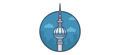 Image for Berlin Famous Building Landmark Cricut SVG Design