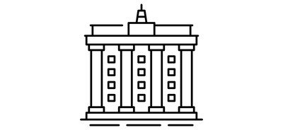 Image for Berlin Brandenburg Gate Neoclassical Monument Cricut SVG Design