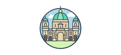 Image for Berlin Cathedral Famous Building Landmark Cricut SVG Design