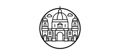 Image for Berlin Cathedral Famous Building Landmark Cricut SVG Design