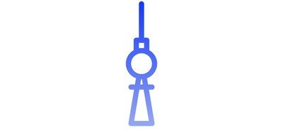 Image for Berlin Tv Tower Cricut SVG Design
