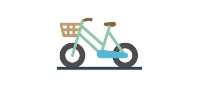 Image for Bicycle City Bike Transportation Cricut SVG Design