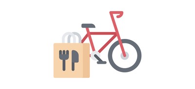 Image for Bicycle Bag Food Cricut SVG Design