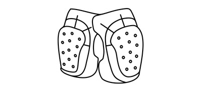 Image for Bicycle Knee Pads Cricut SVG Design