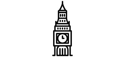 Image for Ibig Ben Big Ben Striking Clock Cricut SVG Design