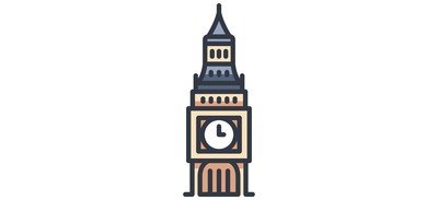 Image for Ibig Ben Big Ben Striking Clock Cricut SVG Design